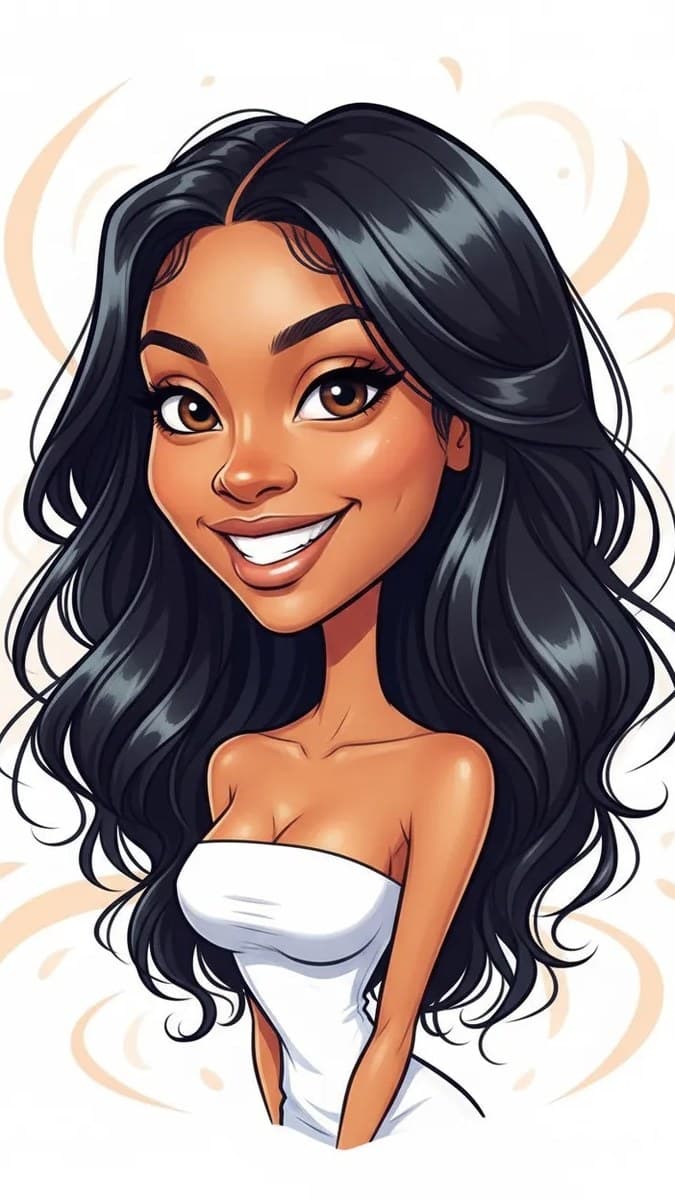 Caricature preview — Playful exaggeration of your features.